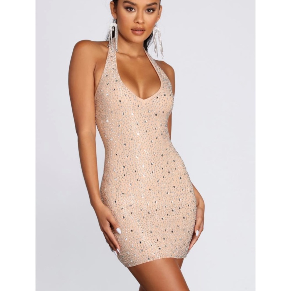 Windsor Halter Mini Dress